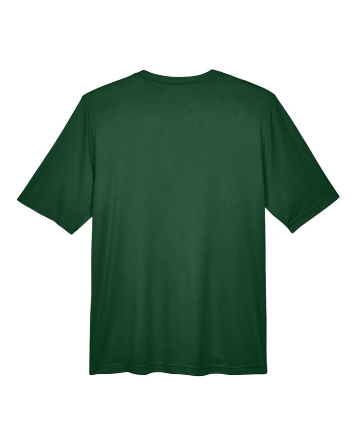 Rear View of Sport Dark Green Men's Zone Performance T-Shirt - TT11