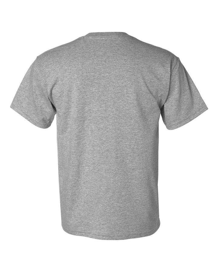Rear View of Sport Grey DryBlend® T-Shirt - 8000