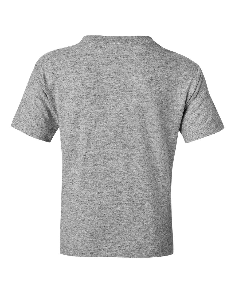 Rear View of Sport Grey DryBlend® Youth T-Shirt - 8000B
