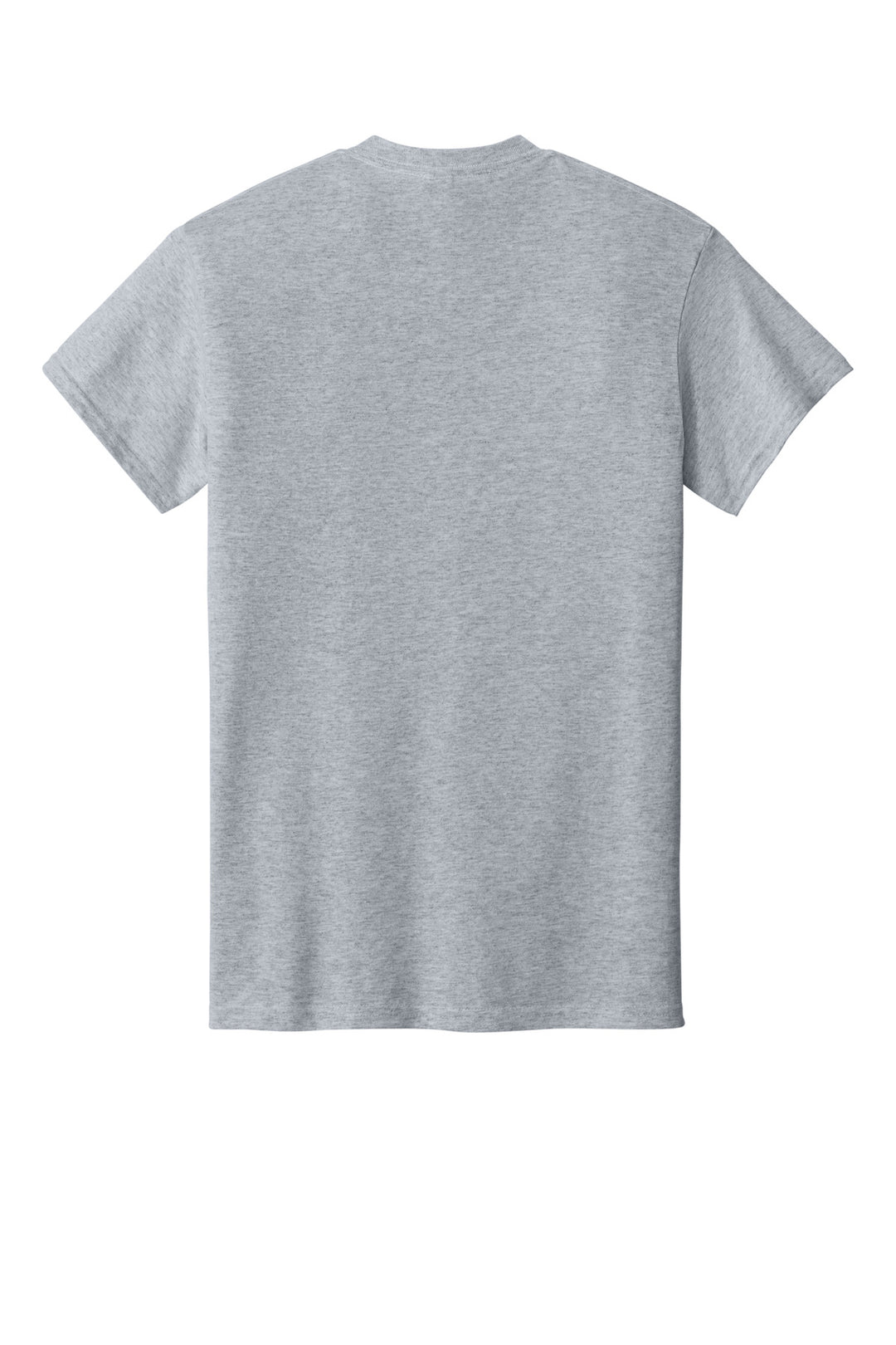 Rear View of Sport Grey Gildan - DryBlend 50 Cotton/50 Poly Pocket T-Shirt. 8300