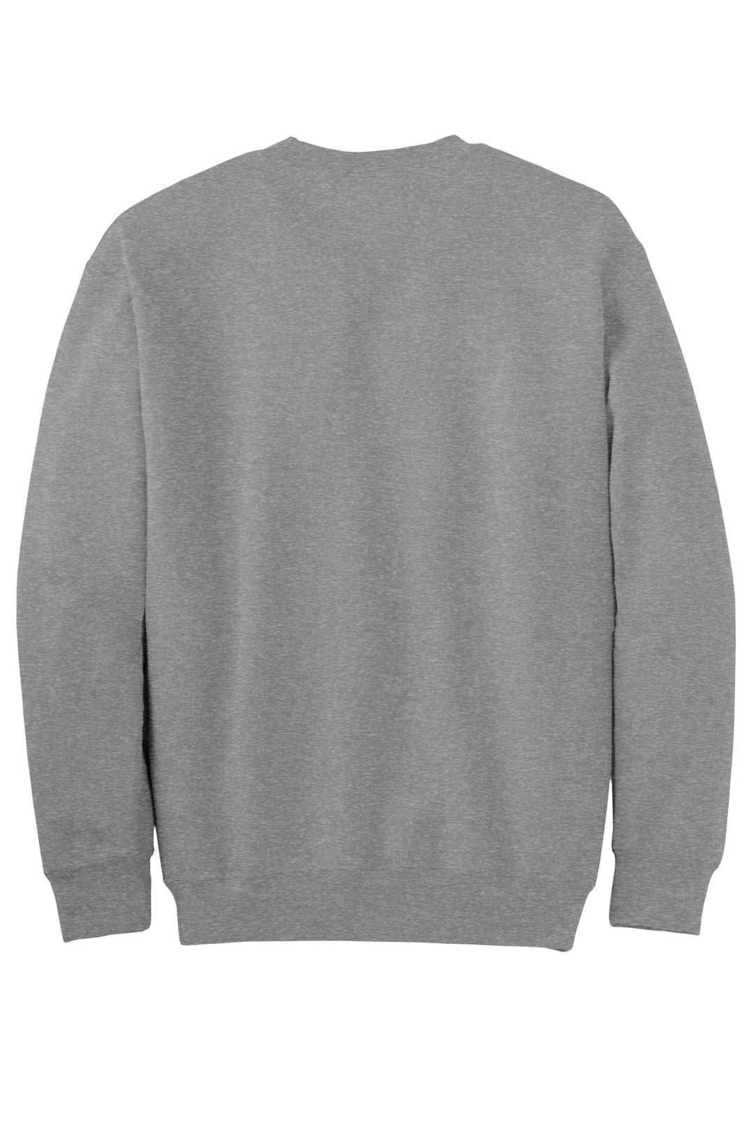 Rear View of Sport Grey Gildan - DryBlend Crewneck Sweatshirt. 12000