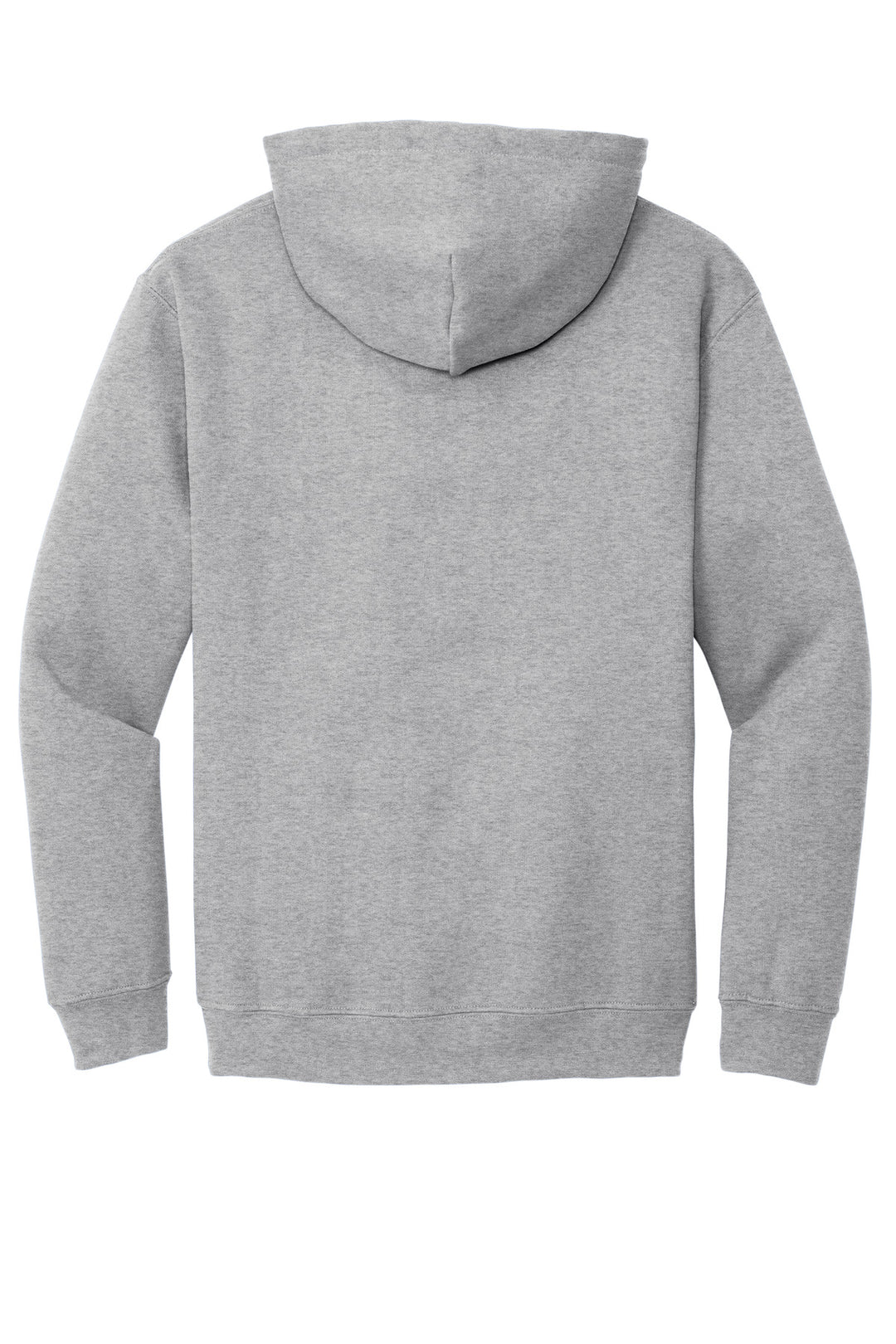 Rear View of Sport Grey Gildan - Heavy Blend Hooded Sweatshirt. 18500