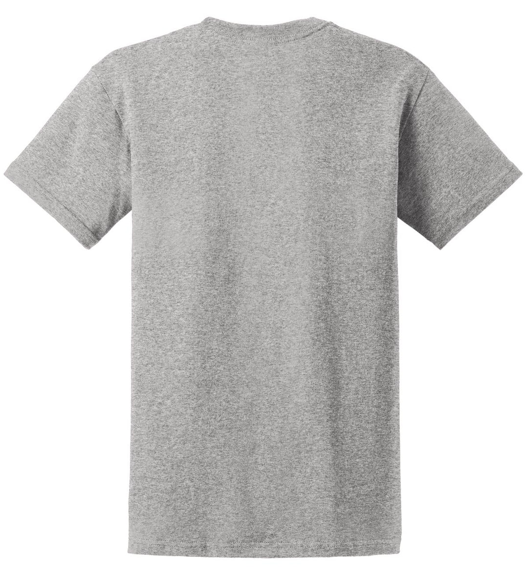 Rear View of Sport Grey Gildan - Ultra Cotton 100% US Cotton T-Shirt. 2000