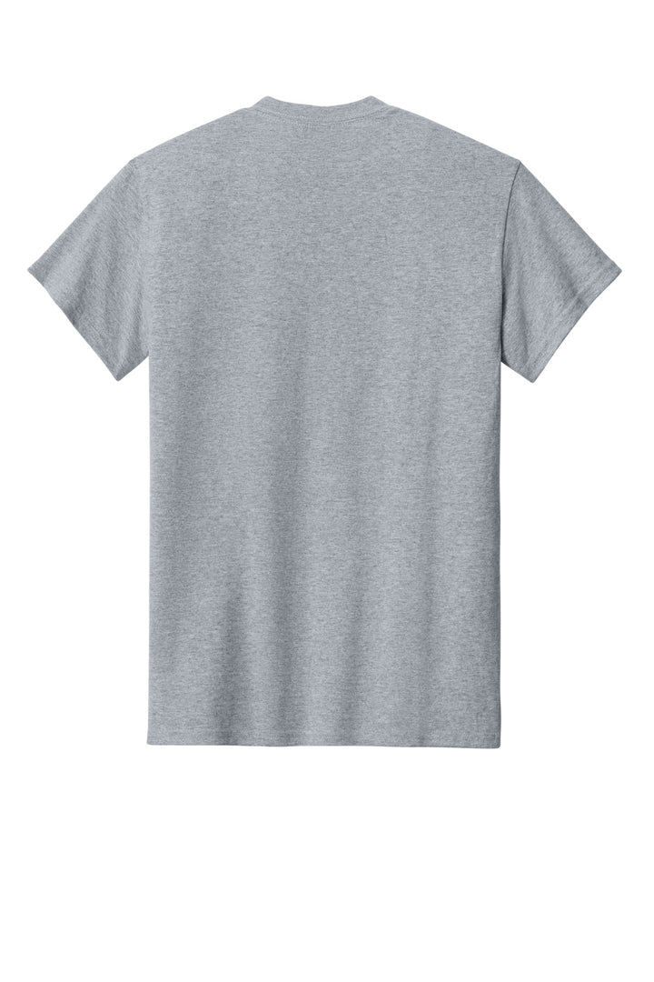 Rear View of Sport Grey Gildan - Ultra Cotton 100% US Cotton T-Shirt with Pocket. 2300