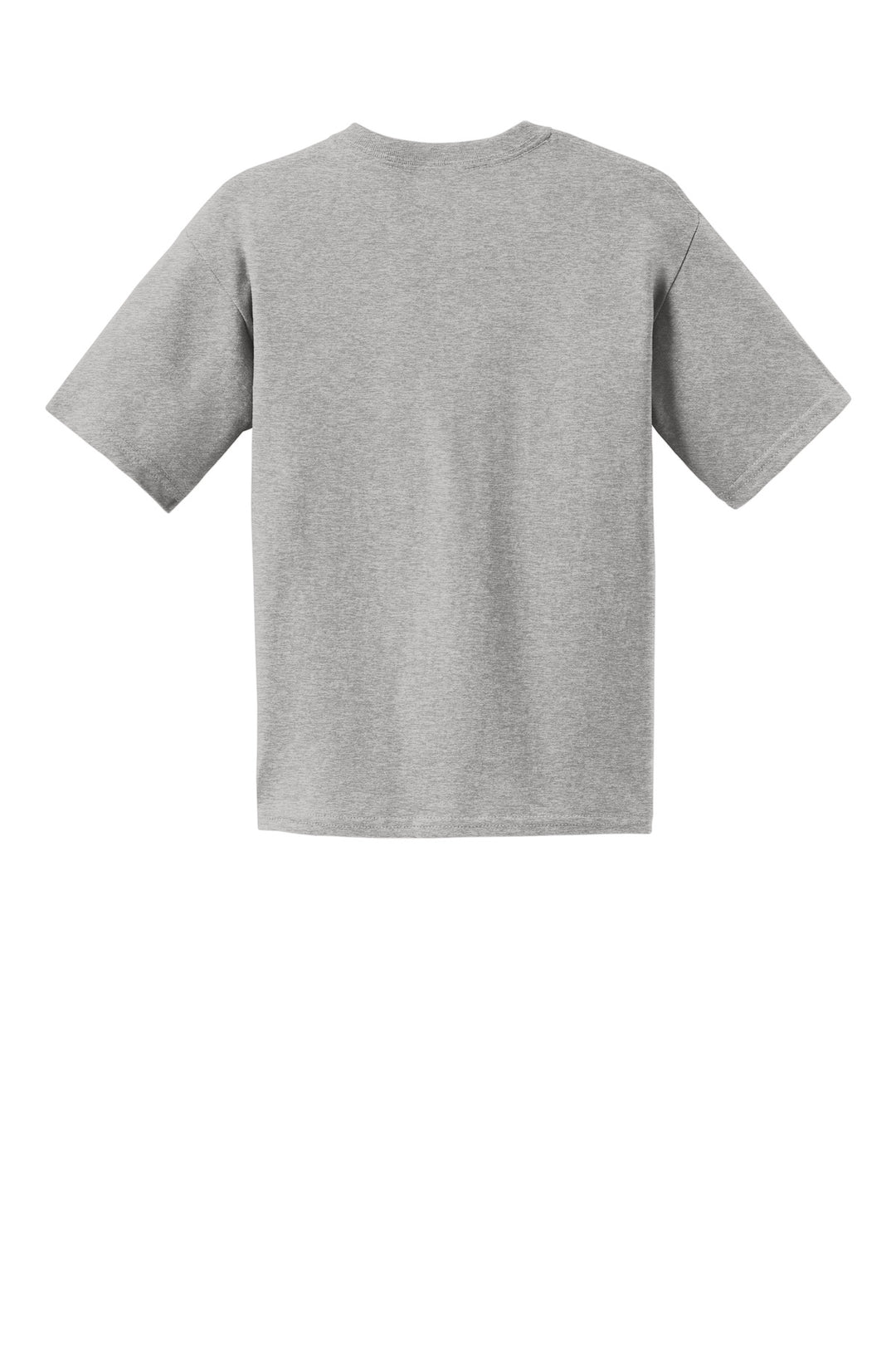 Rear View of Sport Grey Gildan - Youth Ultra Cotton 100% US Cotton T-Shirt. 2000B