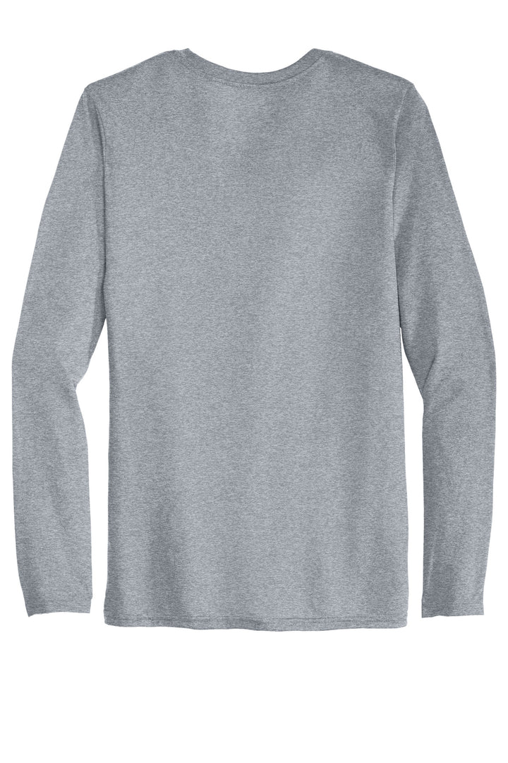 Rear View of SportGrey Gildan Performance Long Sleeve T-Shirt. 42400