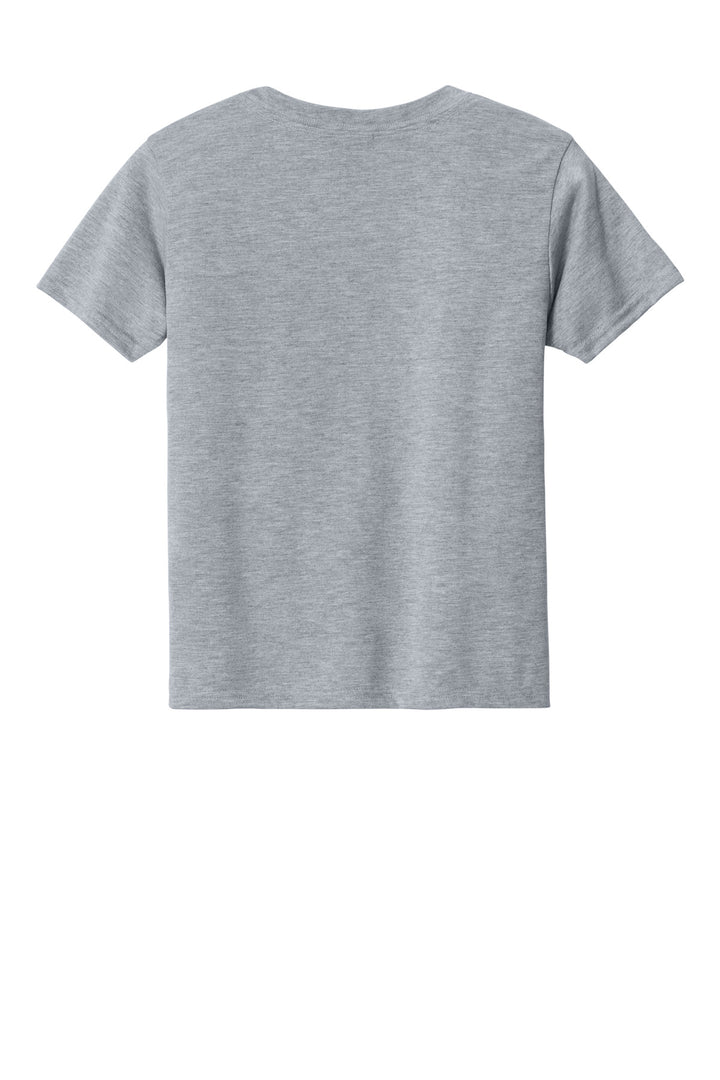 Rear View of SportGrey Gildan Youth Gildan Performance T-Shirt. 42000B