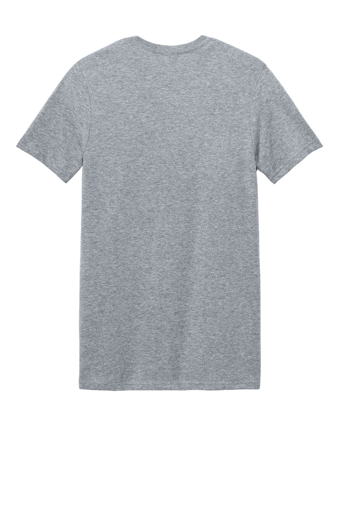Rear View of Sports Grey Gildan Softstyle T-Shirt. 64000