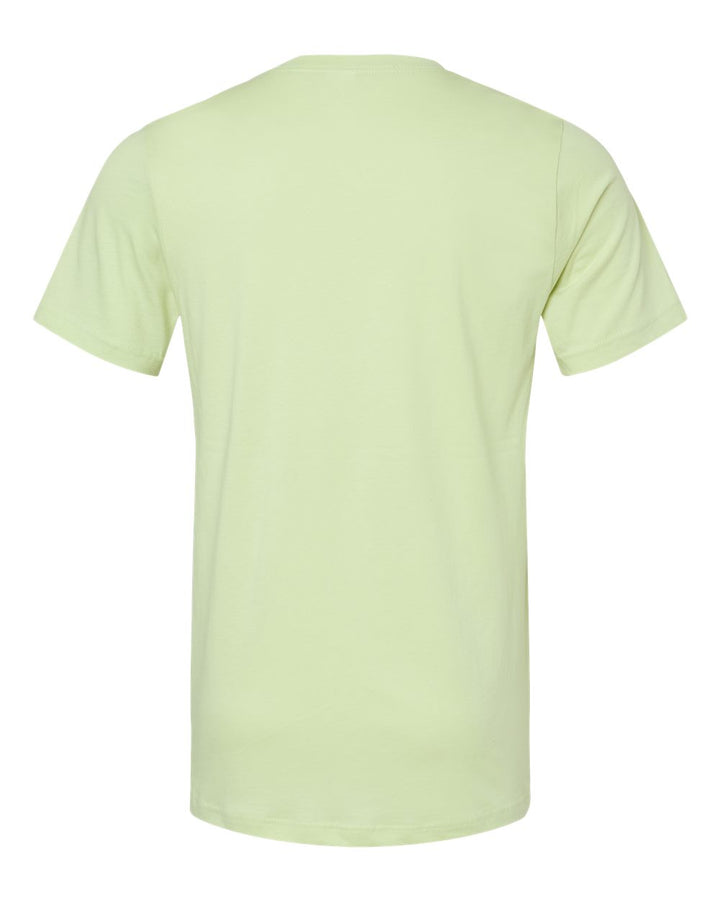 Rear View of Spring Green Jersey Tee - 3001