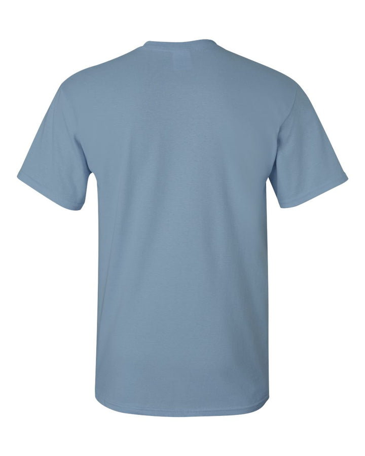 Rear View of Stone Blue Ultra Cotton® T-Shirt - 2000