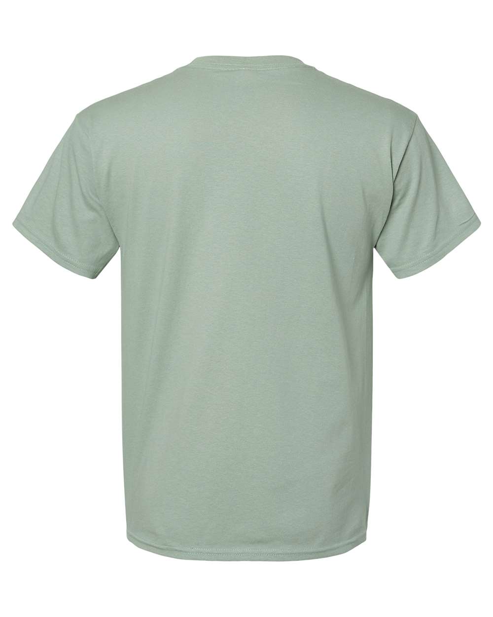 Rear View of Stonewashed Green Essential-T T-Shirt - 5280