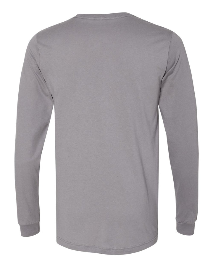 Rear View of Storm Jersey Long Sleeve Tee - 3501