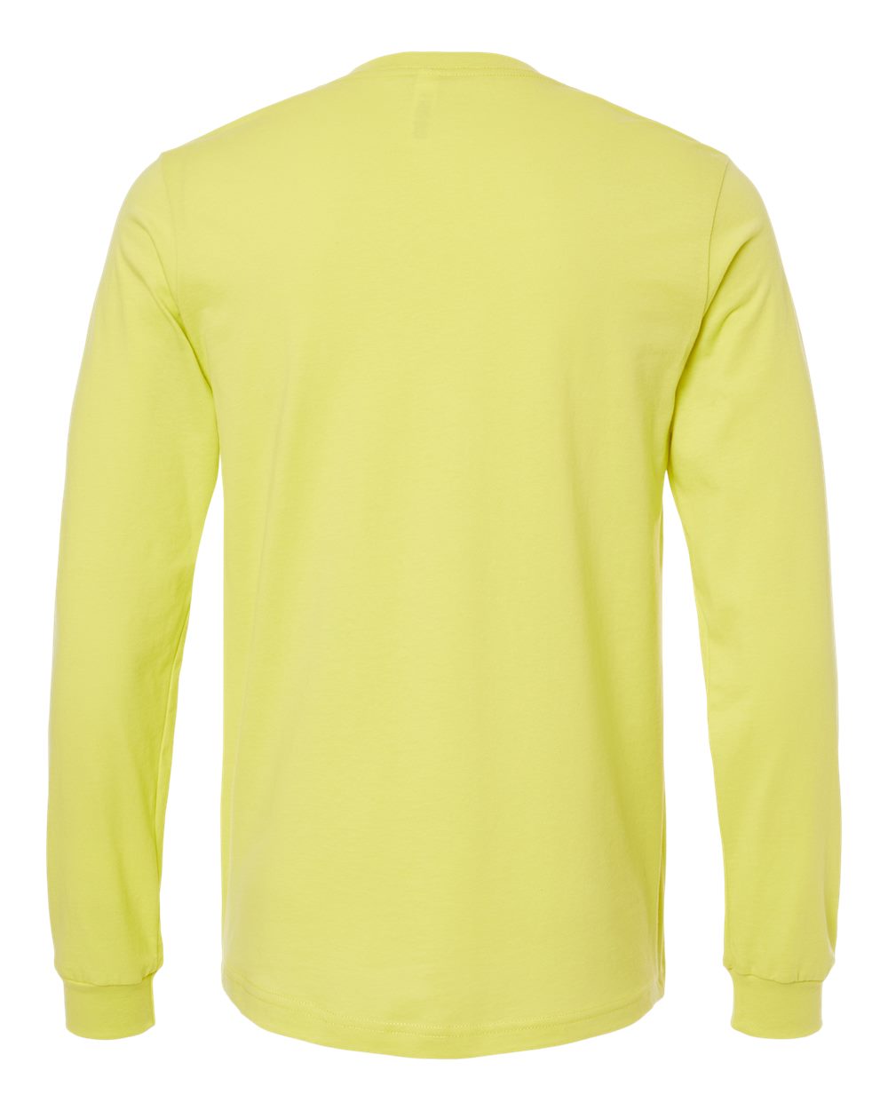 Rear View of Strobe Jersey Long Sleeve Tee - 3501