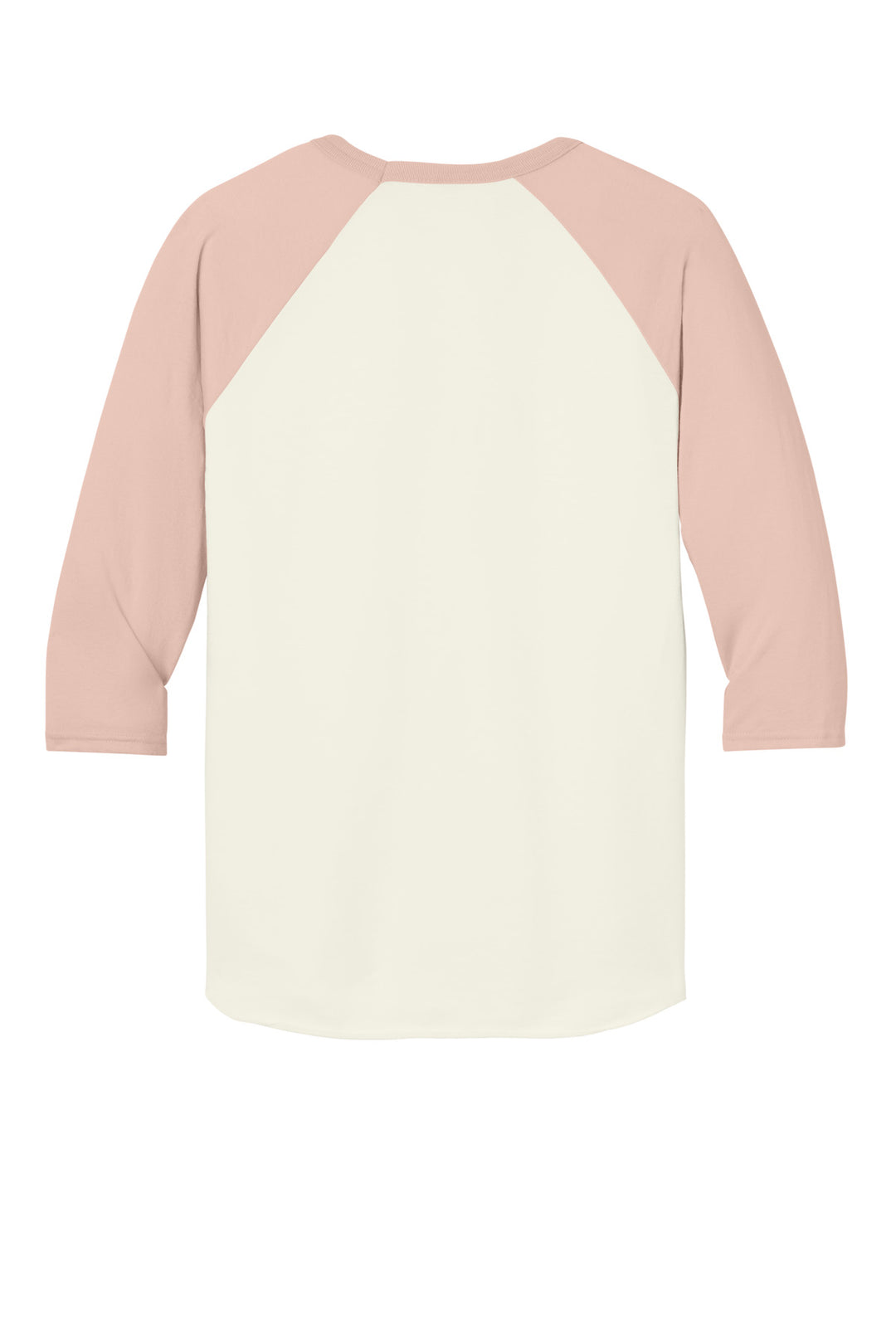 Rear View of SwCrH/BlsP Jerzees Unisex Premium Blend Combed Ring Spun 3/4-Sleeve Raglan 560R