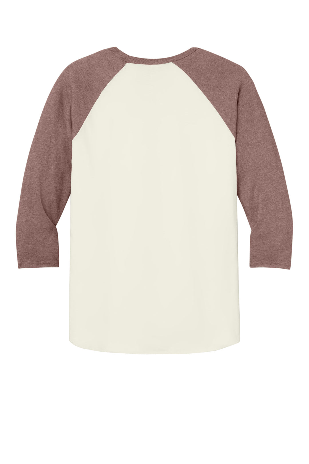 Rear View of SwCrH/HMve Jerzees Unisex Premium Blend Combed Ring Spun 3/4-Sleeve Raglan 560R