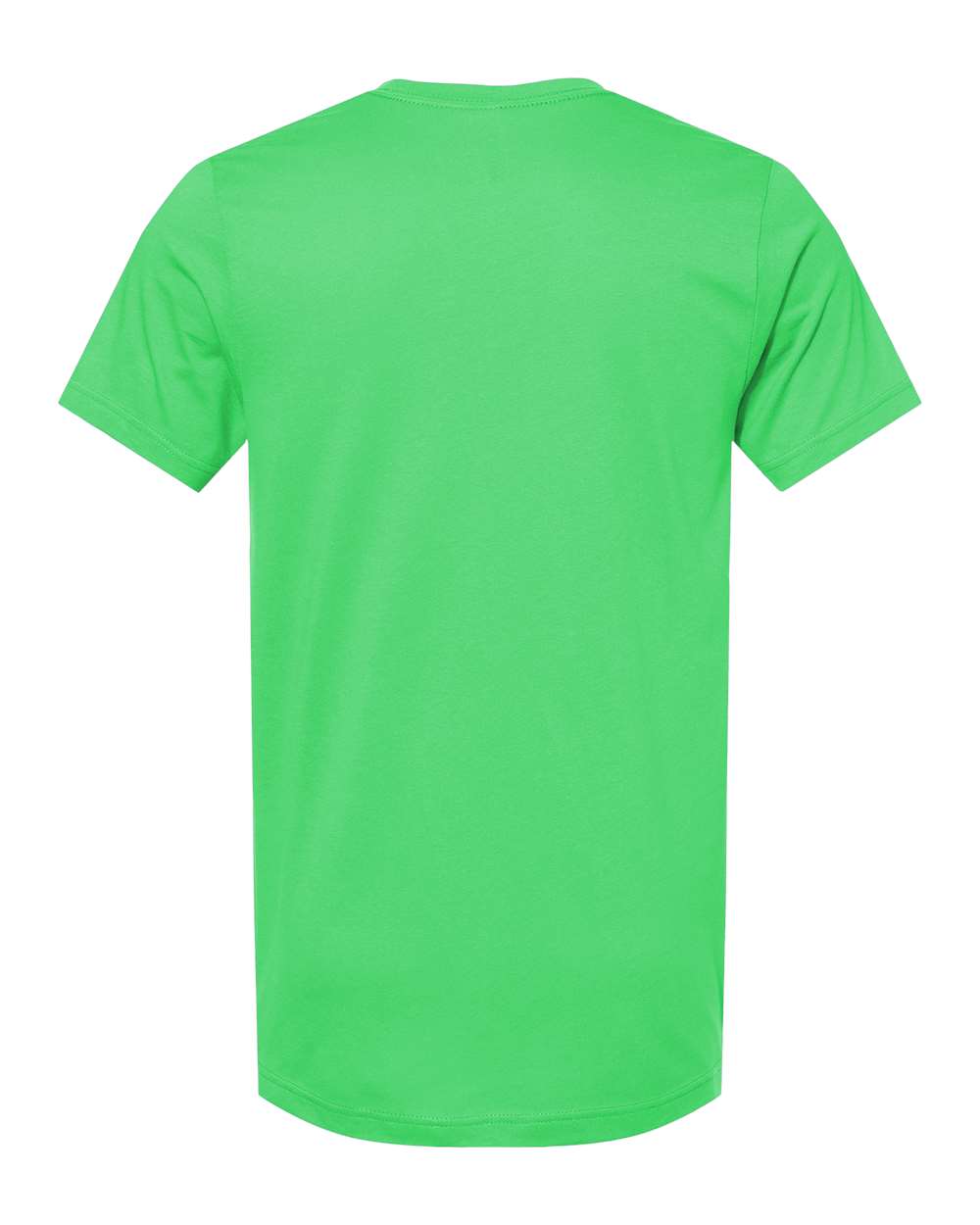 Rear View of Synthetic Green Jersey Tee - 3001
