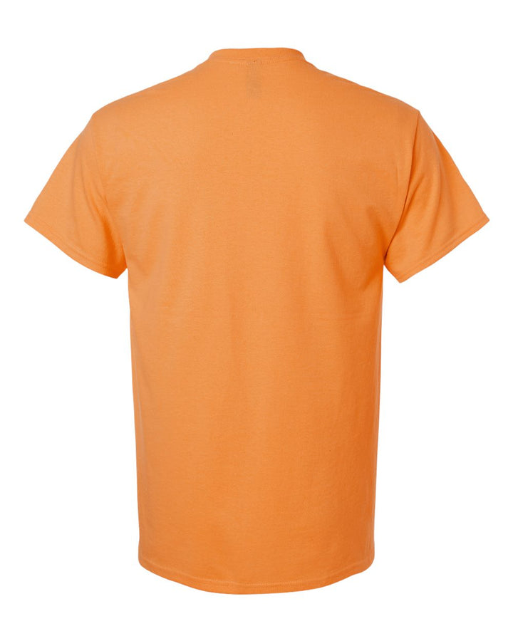 Rear View of Tangerine Ultra Cotton® T-Shirt - 2000