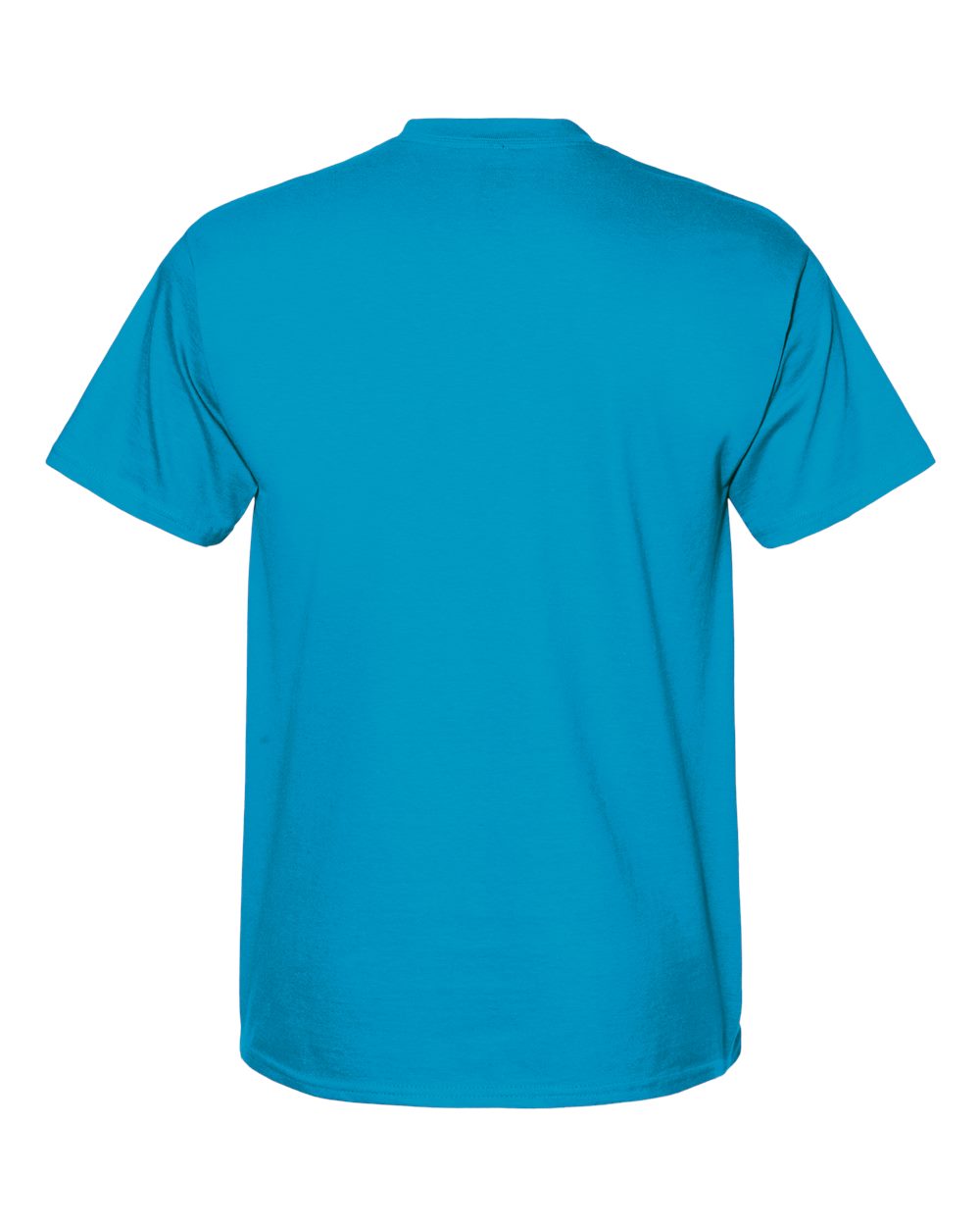 Rear View of Teal Beefy-T® T-Shirt - 5180