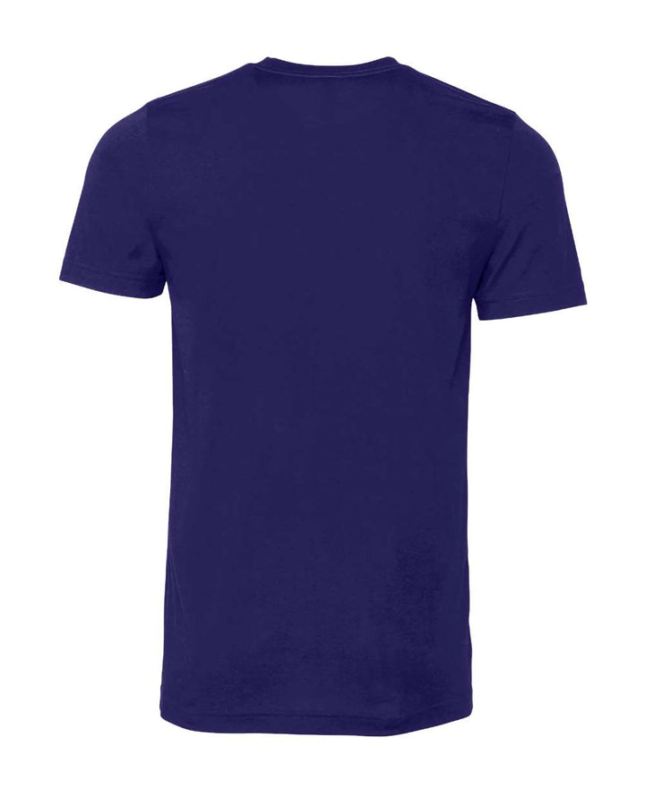 Rear View of Team Navy Jersey Tee - 3001