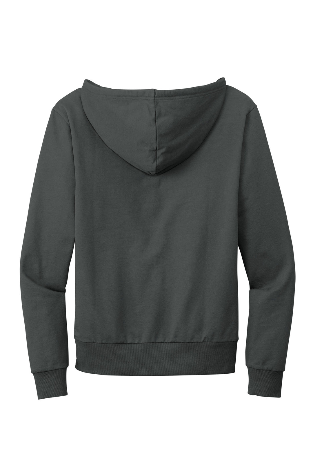 Rear View of Teraingrey Allmade Unisex Organic French Terry Full-Zip Hoodie AL4002