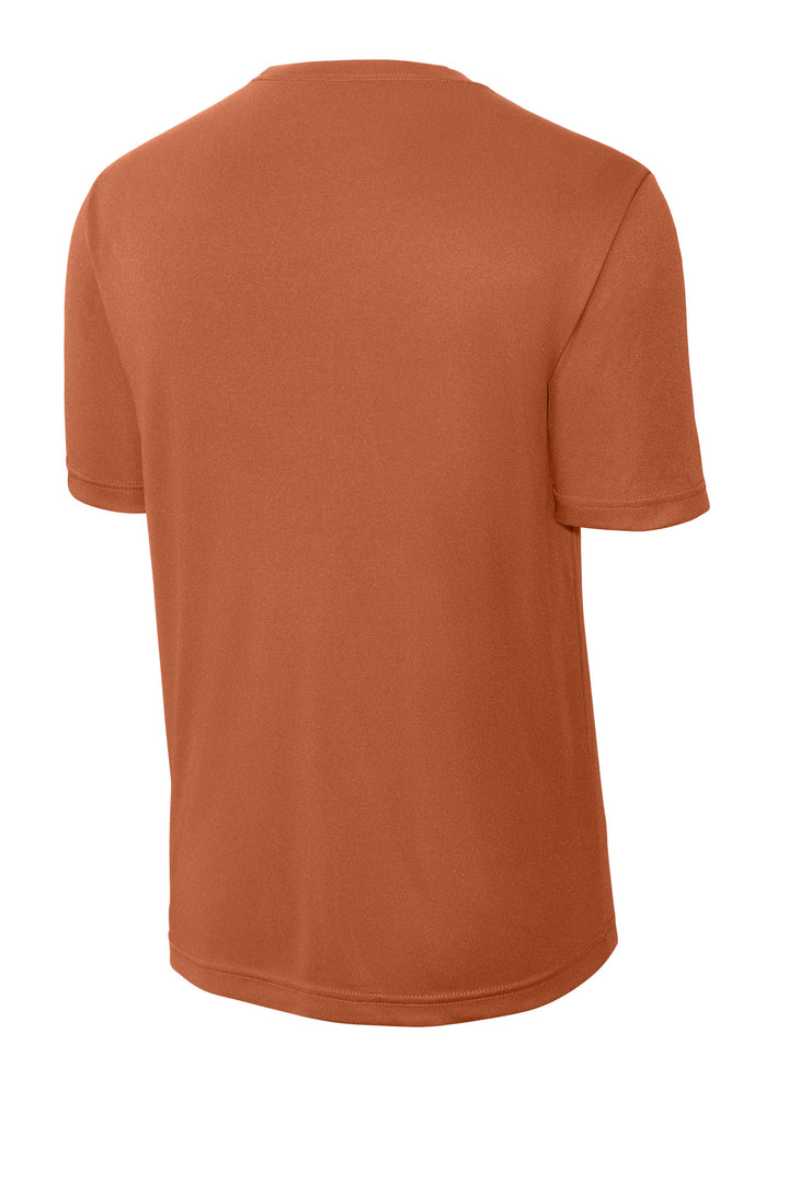 Rear View of Texas Orange Sport-Tek PosiCharge Competitor Tee. ST350
