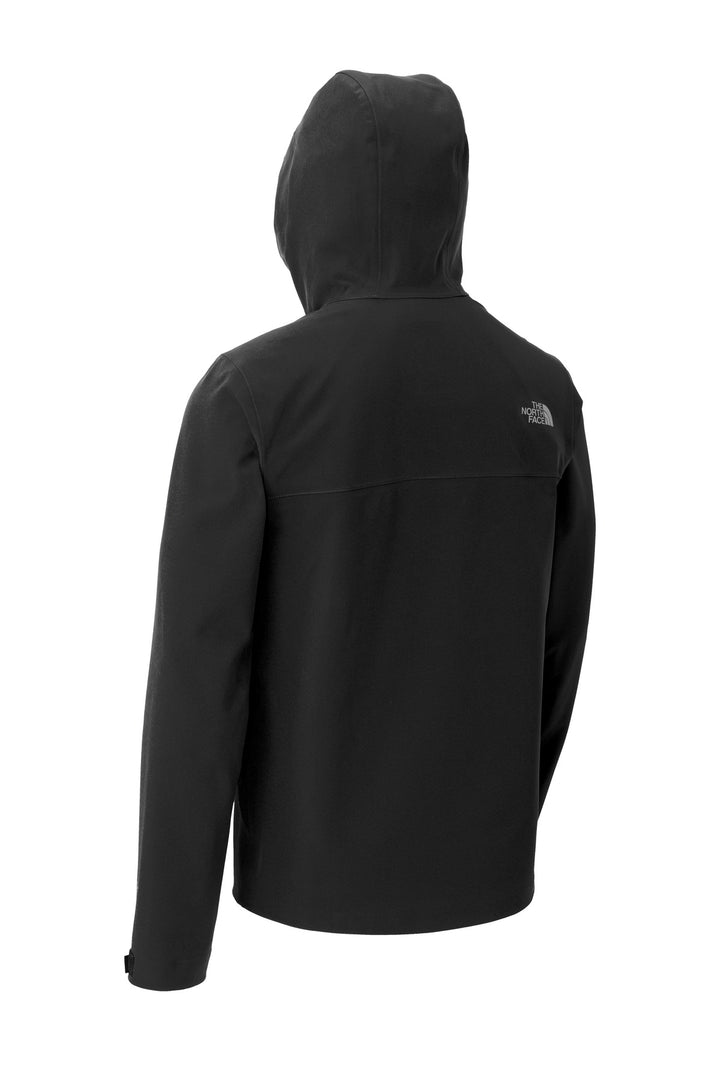 Rear View of TNF Black The North Face Apex DryVent Jacket NF0A47FI