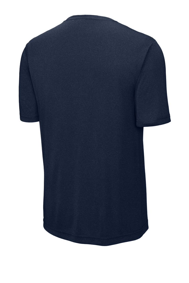 Rear View of TrNvyHthr Sport-Tek PosiCharge Competitor Tee. ST350