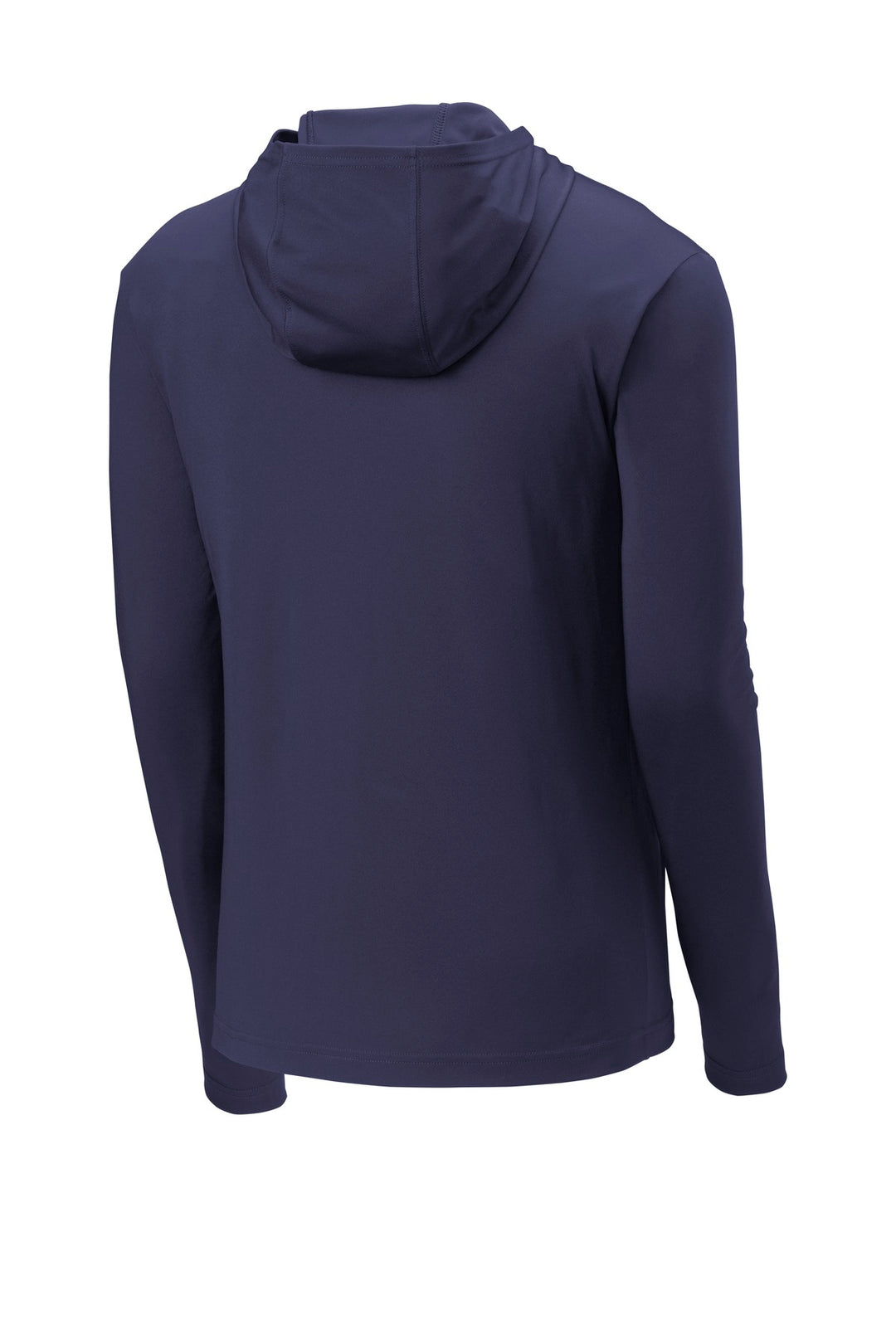 Rear View of True Navy Sport-Tek PosiCharge Competitor Hooded Pullover. ST358