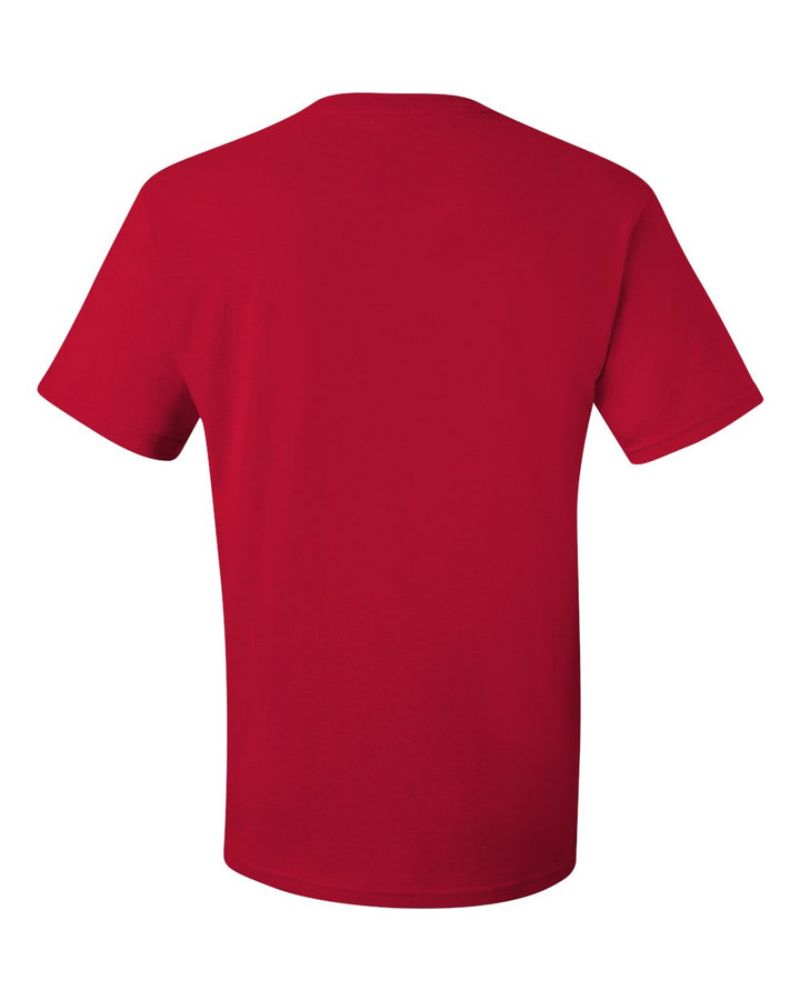 Rear View of True Red Dri-Power® 50/50 T-Shirt - 29MR