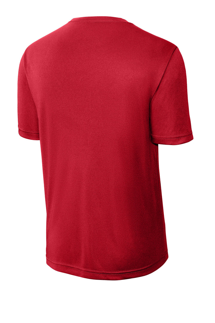 Rear View of True Red Sport-Tek PosiCharge Competitor Tee. ST350