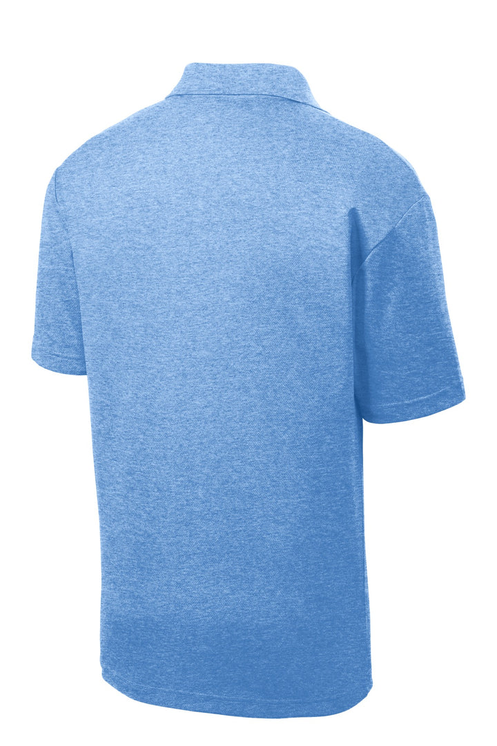 Rear View of True Royal Hth Sport-Tek PosiCharge RacerMesh Polo. ST640