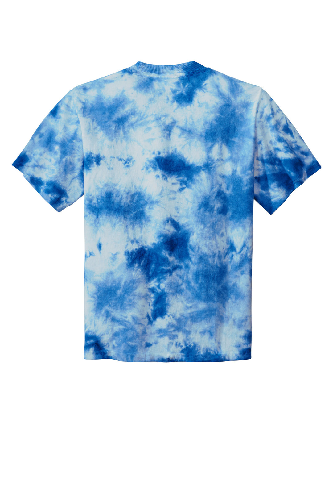 Rear View of True Royal Port & Company Youth Crystal Tie-Dye Tee PC145Y