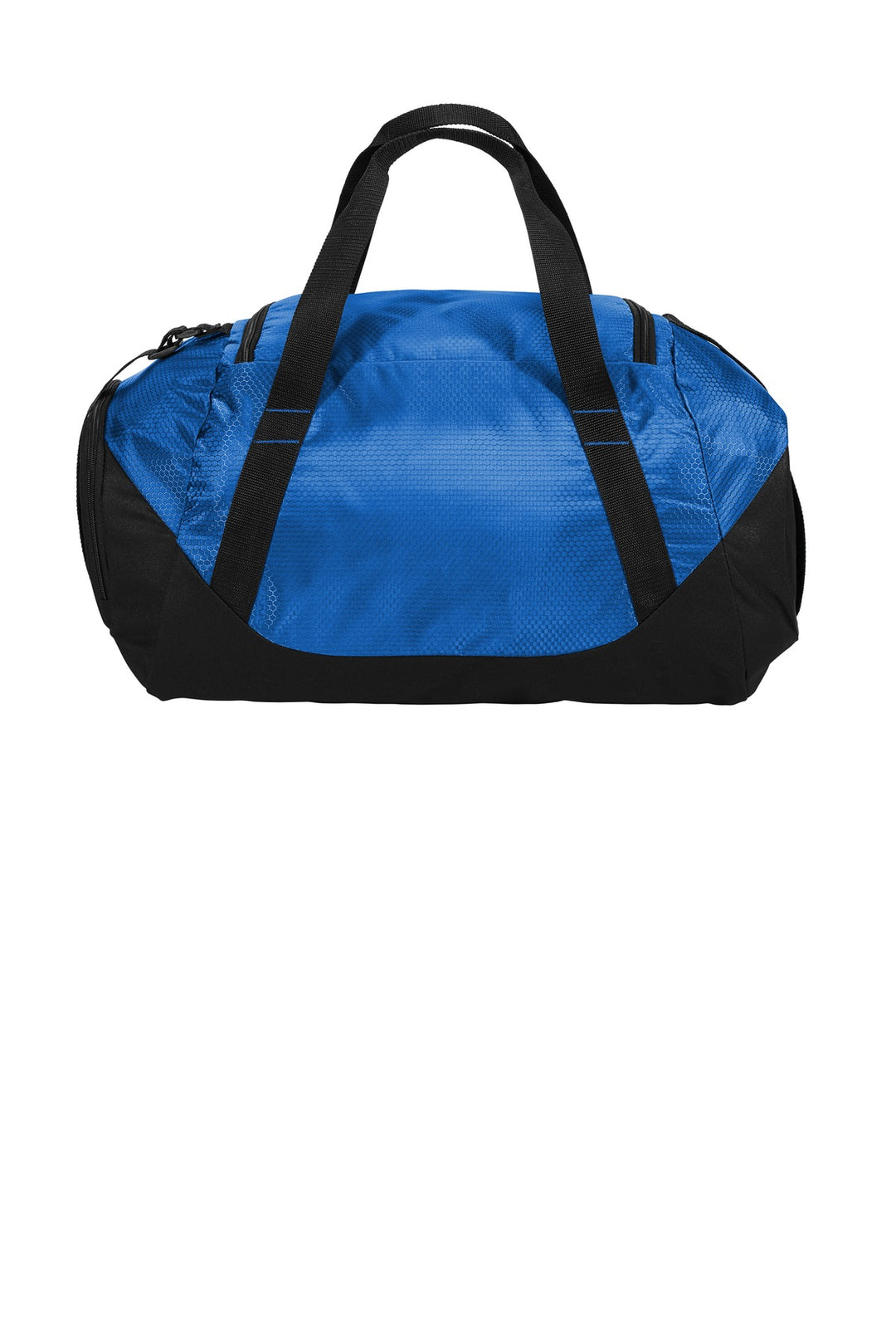 Rear View of True Royal/Blk Port Authority Team Duffel BG804