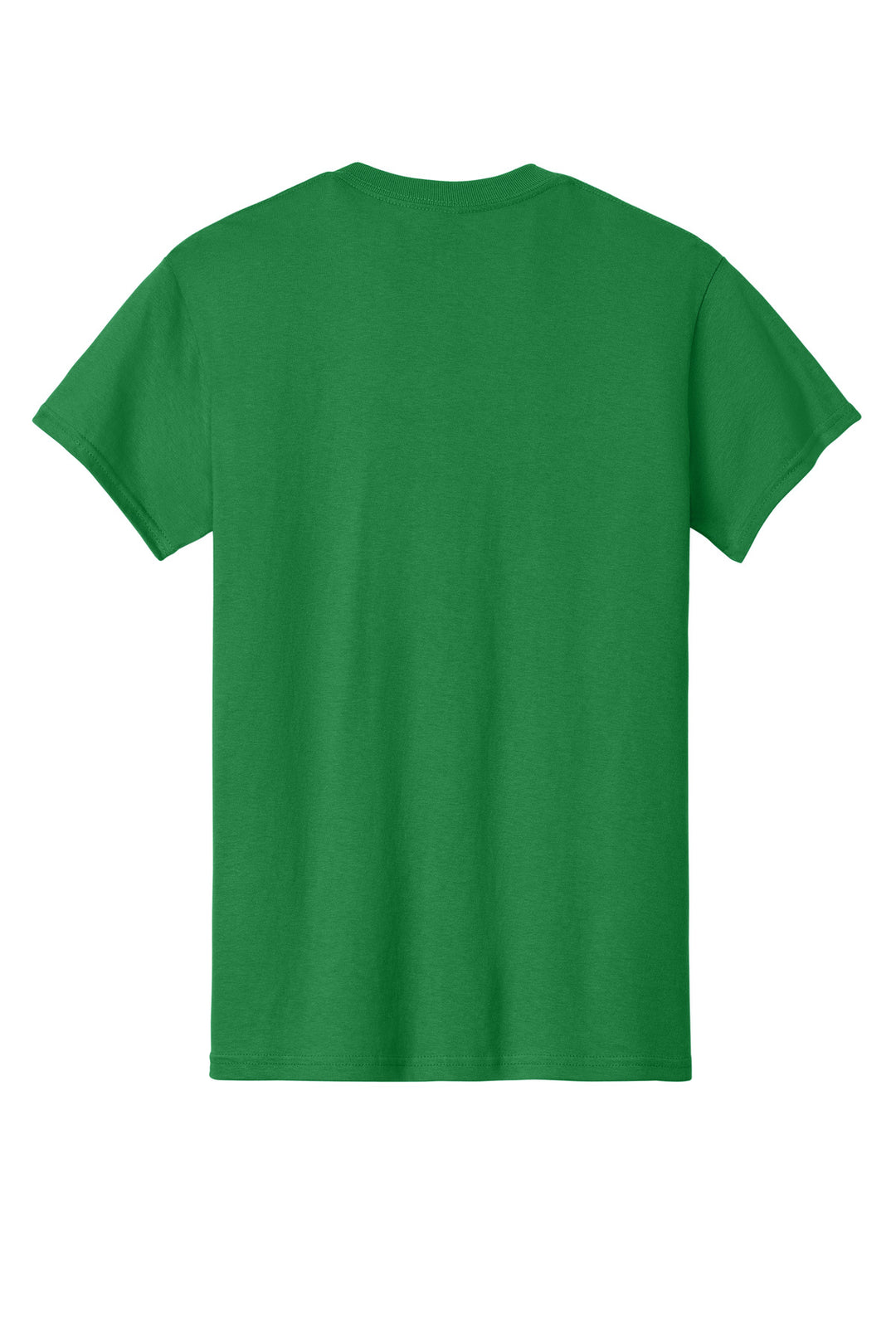 Rear View of Turf Green Gildan - Heavy Cotton 100% Cotton T-Shirt. 5000