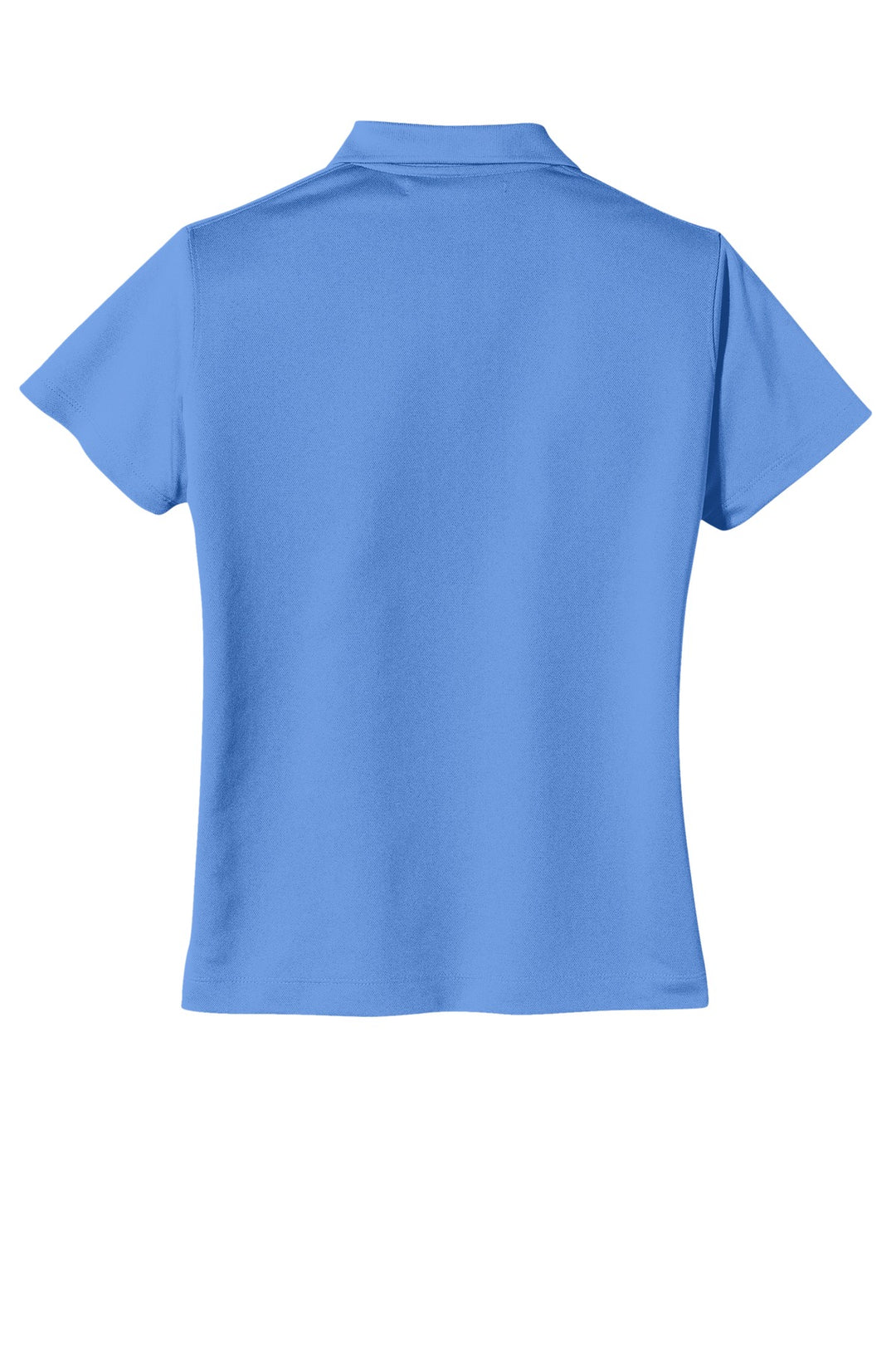 Rear View of University Blu Nike Women's Tech Basic Dri-FIT Polo. 203697