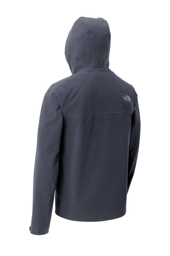 Rear View of Urban Navy The North Face Apex DryVent Jacket NF0A47FI