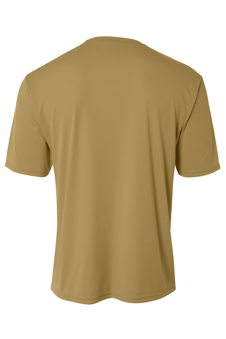 Rear View of VegasGold A4 Cooling Performance Short Sleeve Tee A4N3142