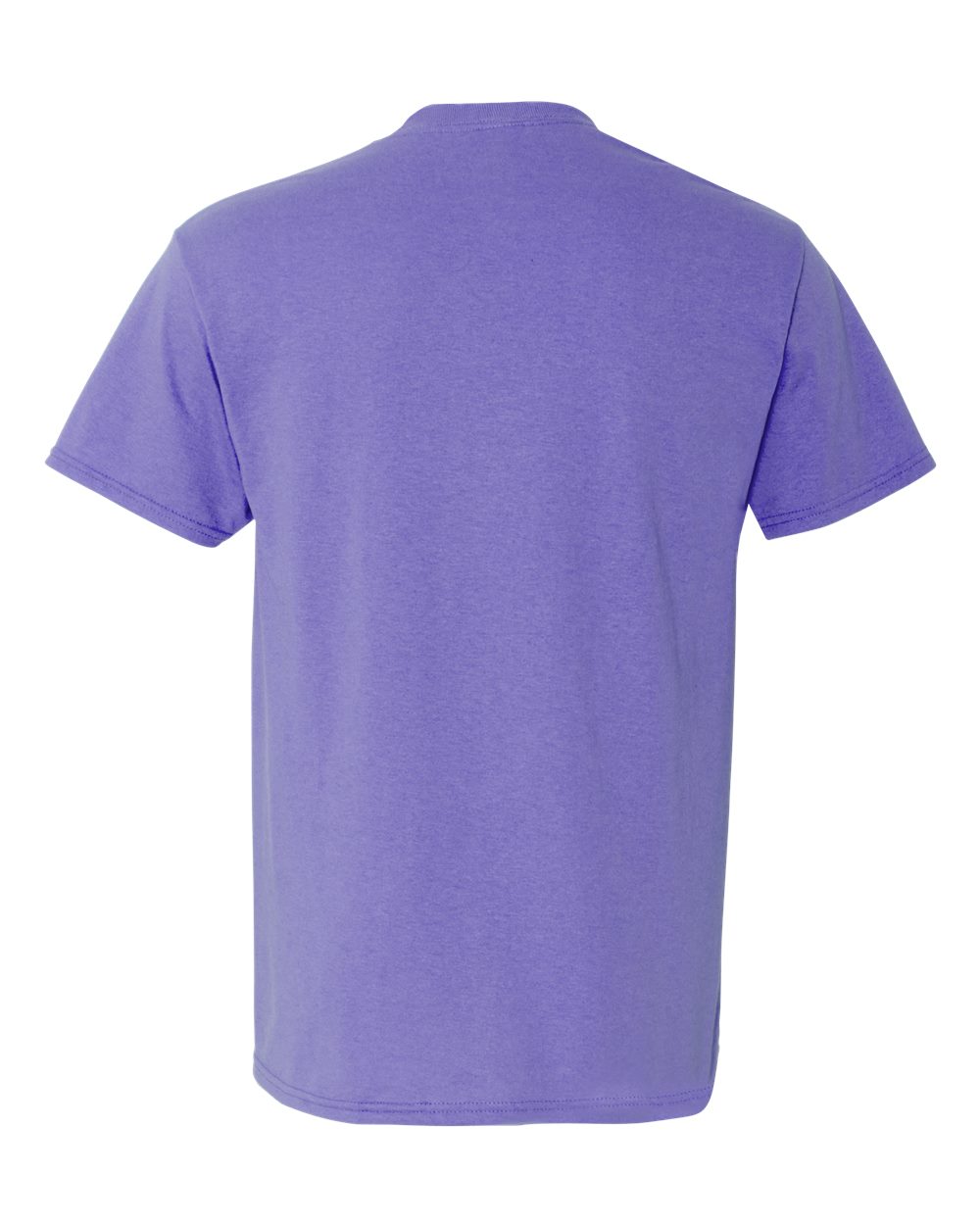 Rear View of Violet Dri-Power® 50/50 T-Shirt - 29MR