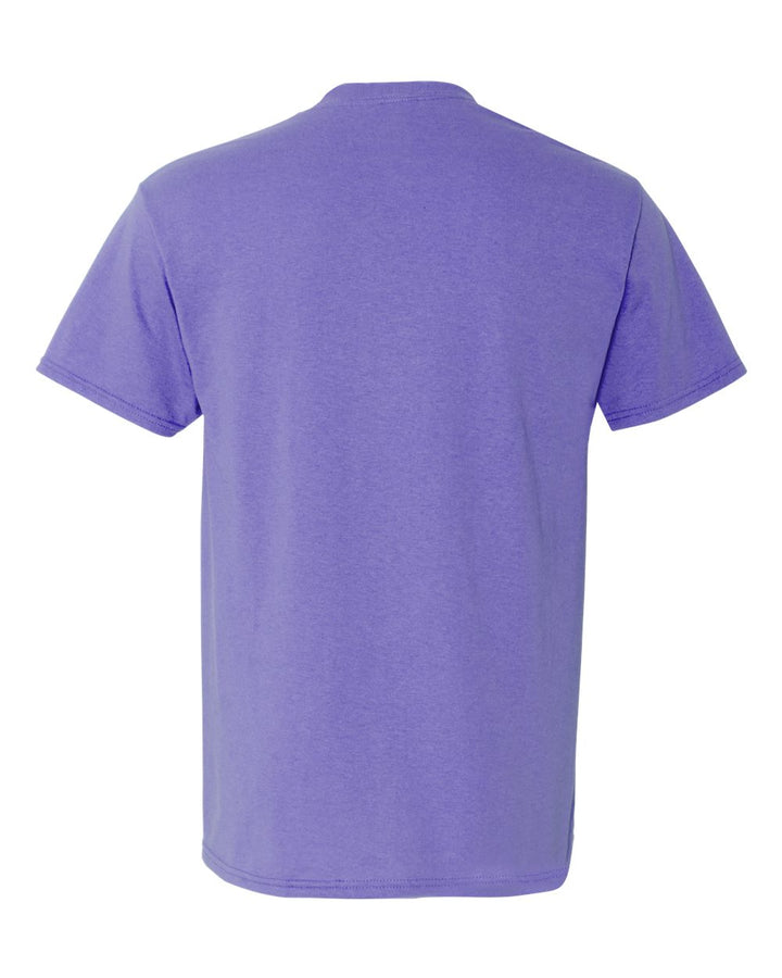 Rear View of Violet Dri-Power® 50/50 T-Shirt - 29MR