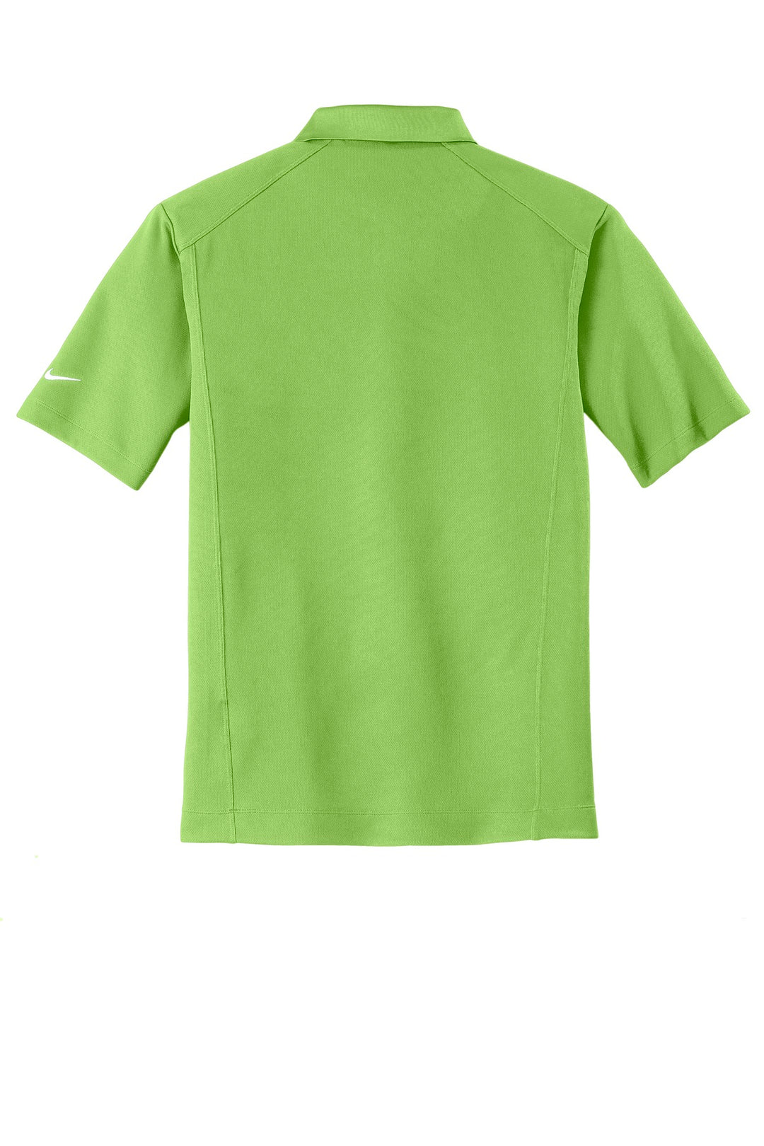 Rear View of Vivid Green Nike Dri-FIT Classic Polo. 267020