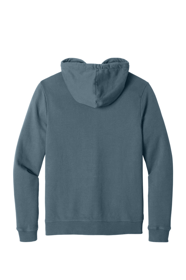 Rear View of VtgBlue LIMITED EDITION tentree Organic Cotton Fleece Full-Zip Hoodie TTCM4367