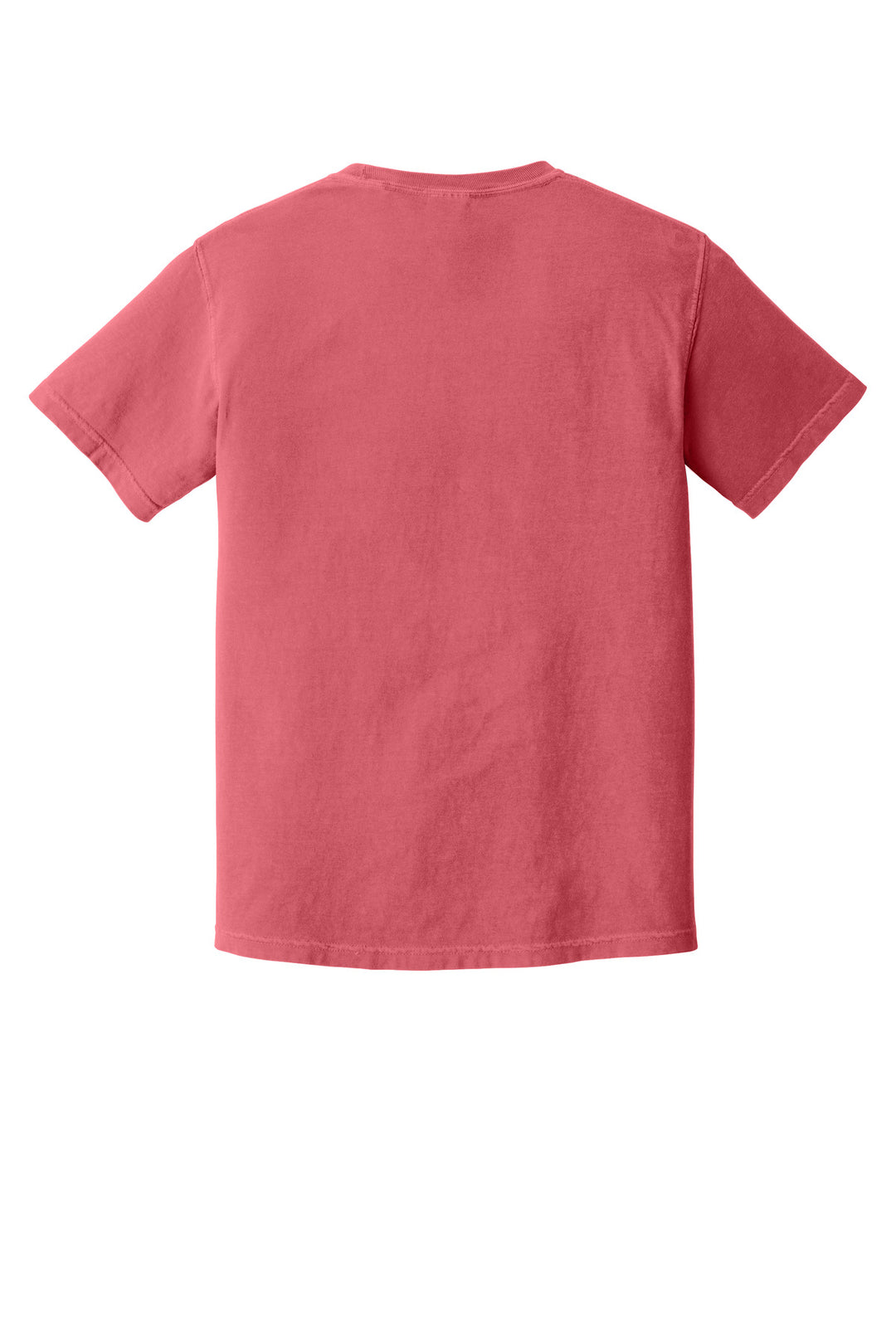 Rear View of Watermelon COMFORT COLORS Heavyweight Ring Spun Tee. 1717