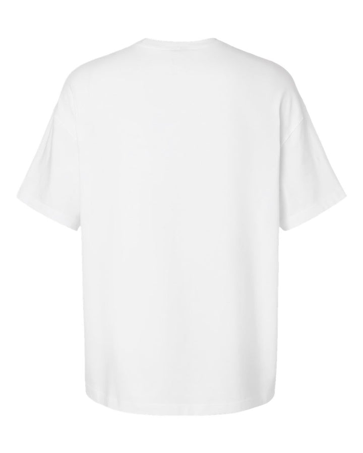 Rear View of White Beefy-T® Retro Street T-Shirt - 5180R