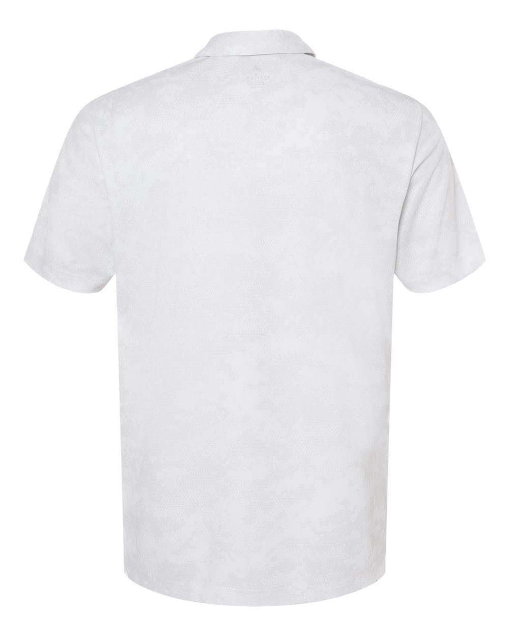 Rear View of White Camo Polo - A550