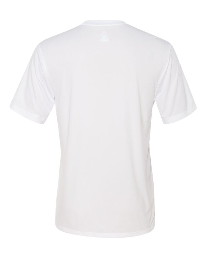 Rear View of White Cool DRI® Performance T-Shirt - 4820