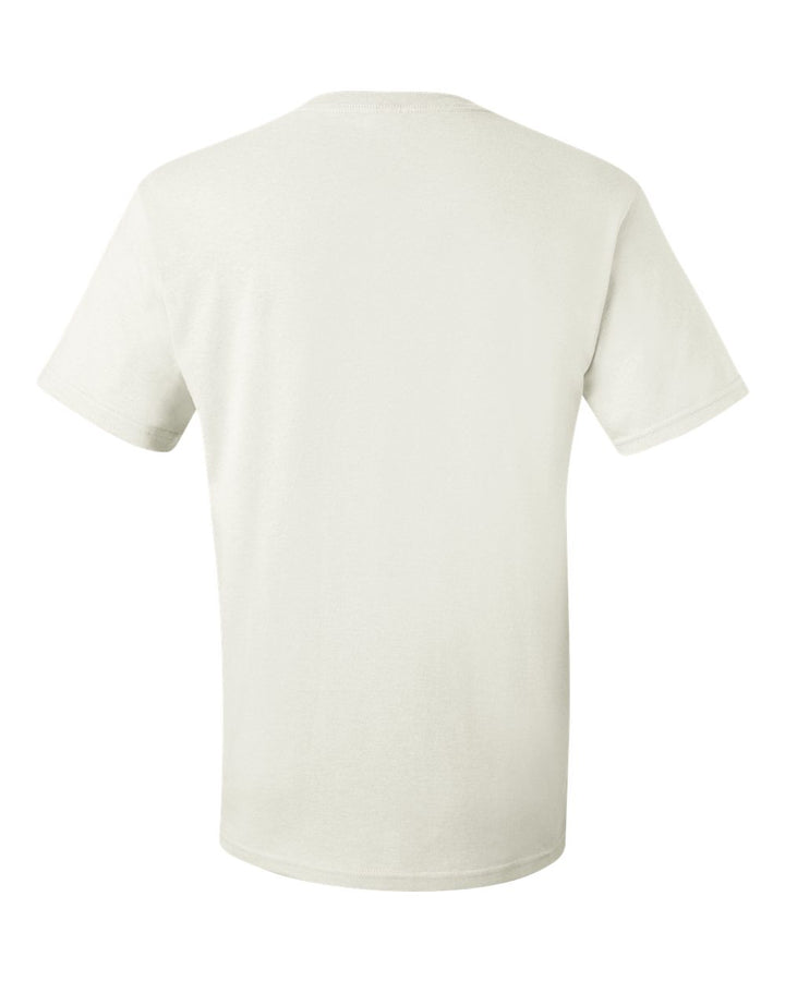 Rear View of White Dri-Power® 50/50 T-Shirt - 29MR