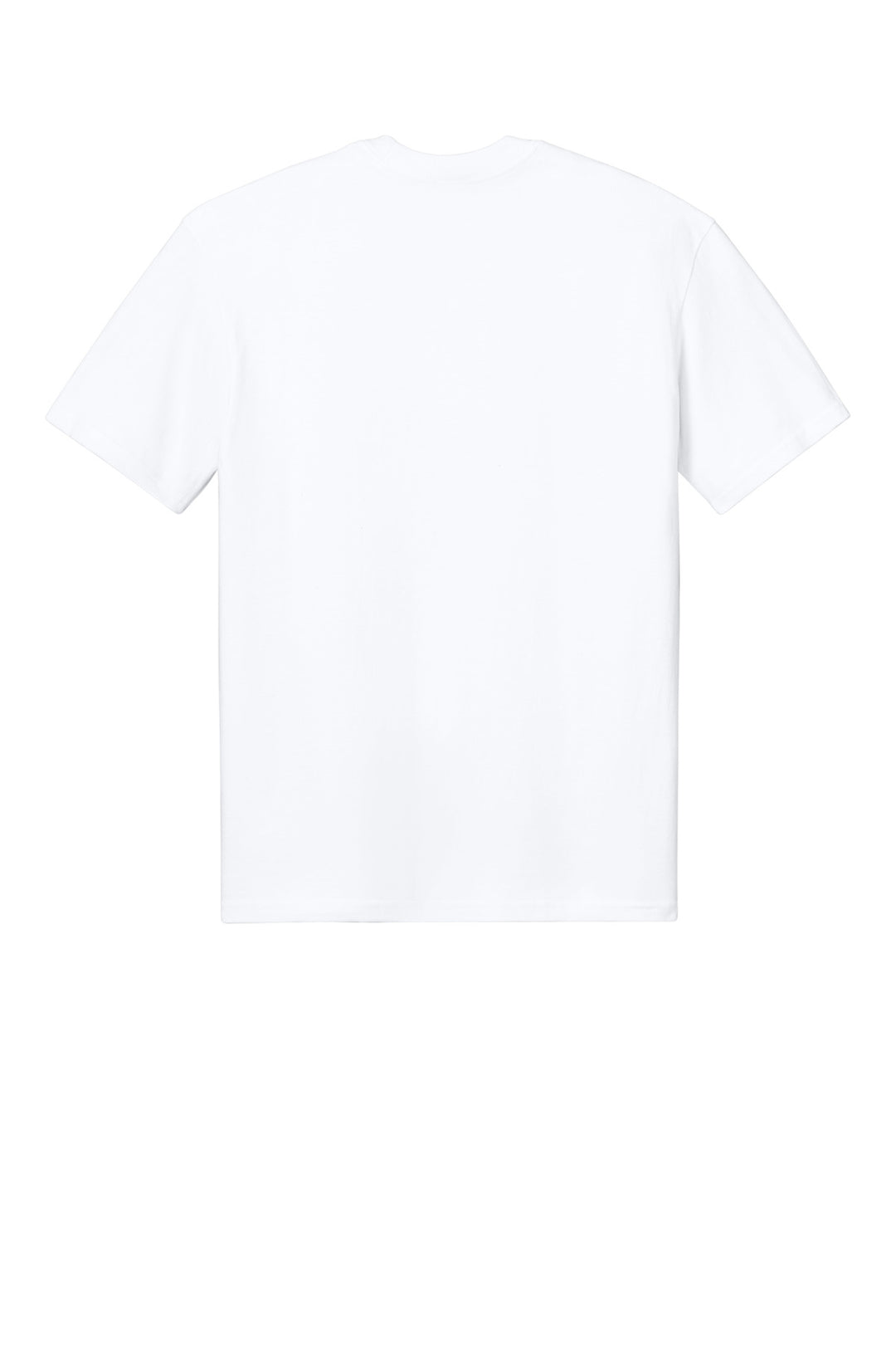 Rear View of White Gildan Hammer Maxweight Tee 75000