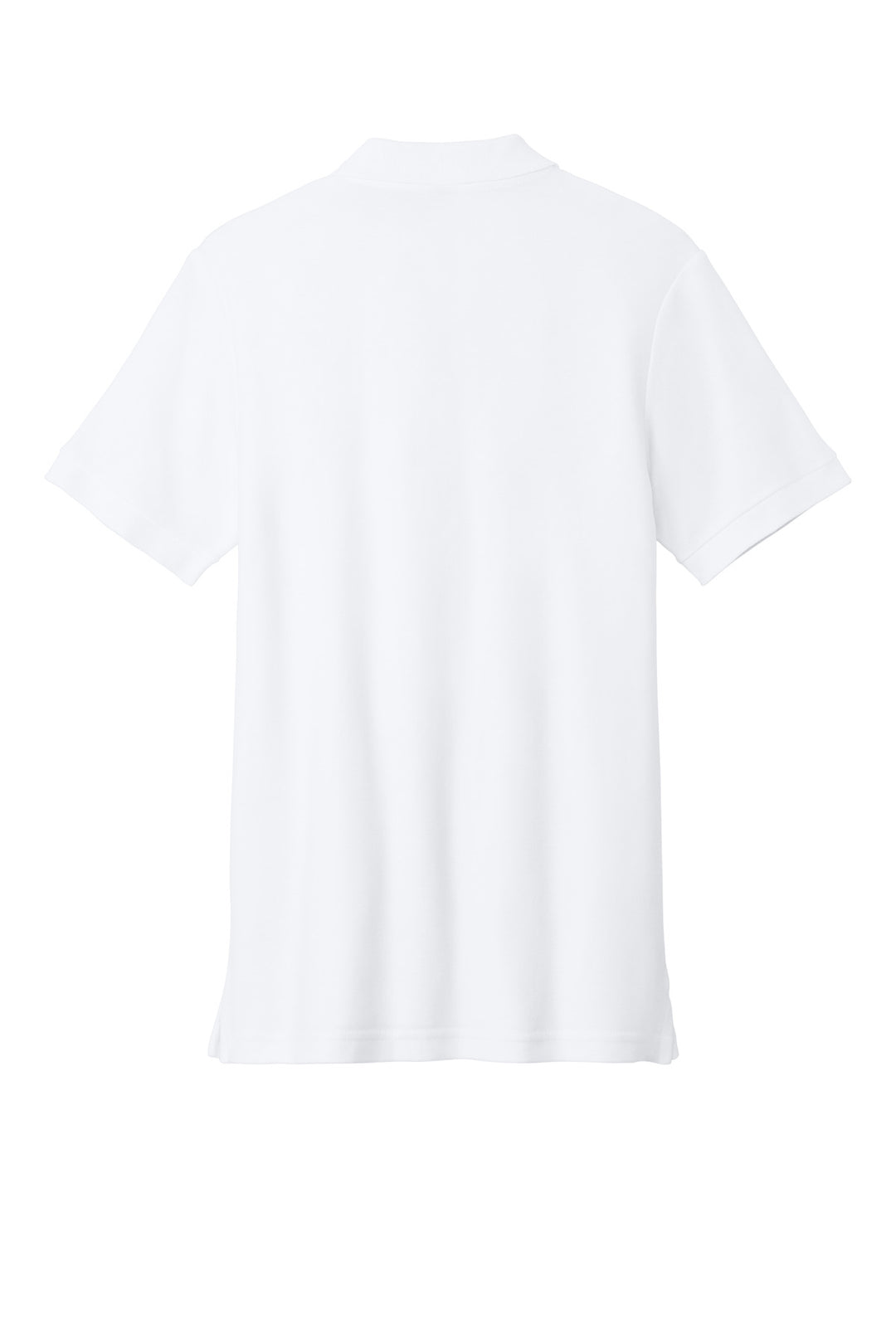 Rear View of White Gildan Hammer Pique Polo 85800