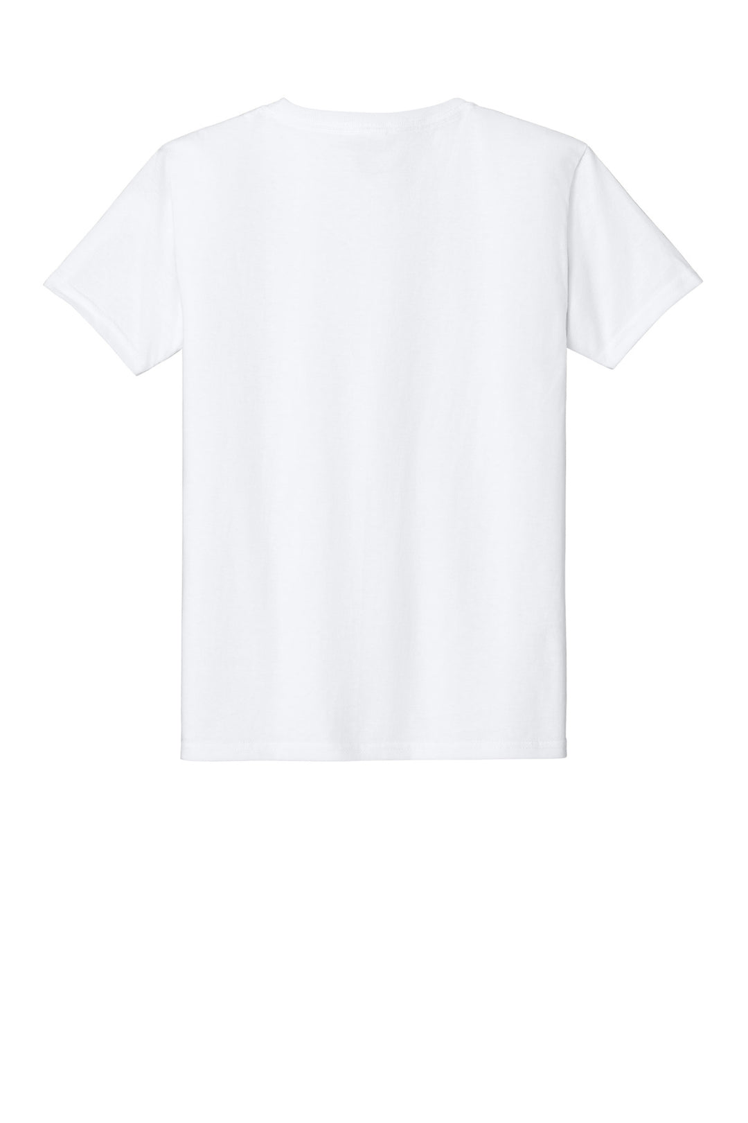 Rear View of White Jerzees Classics Youth Cotton T-Shirt 363Y