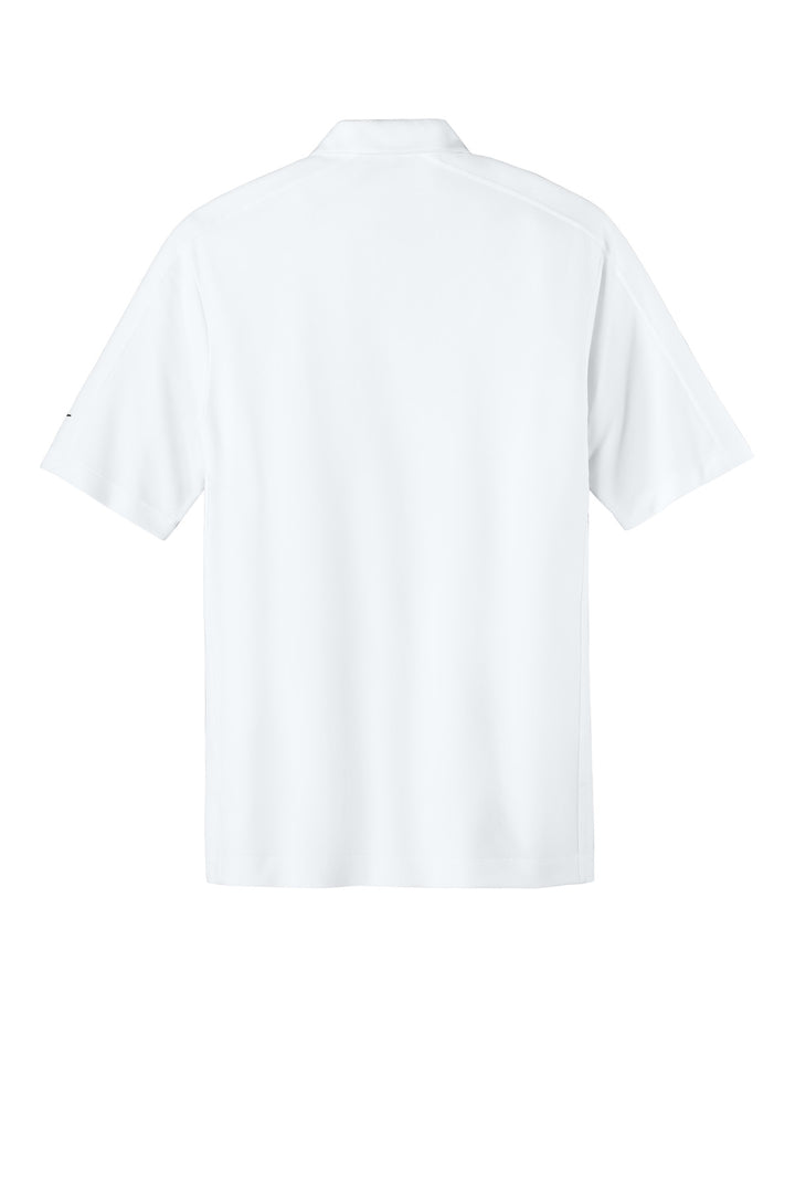 Rear View of White Nike Tech Sport Dri-FIT Polo. 266998
